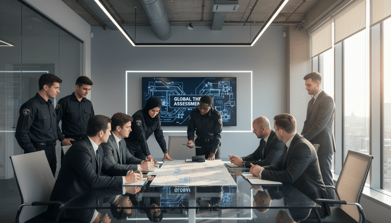 Loss prevention professionals reviewing industry news and educational content